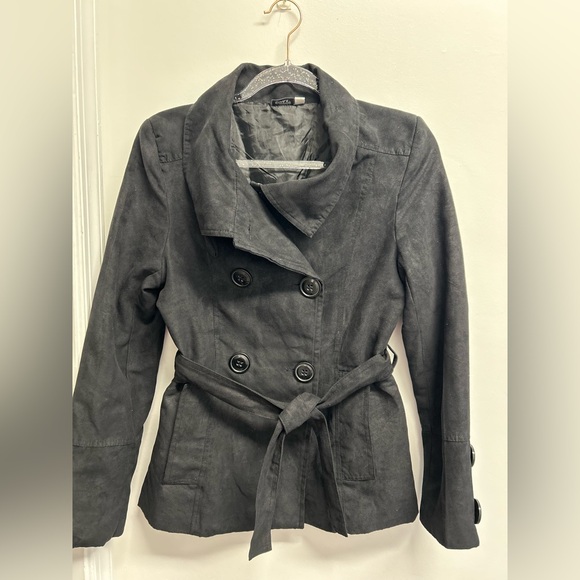 Charming Charlie Black Double-Breasted Blazer - Picture 1 of 7